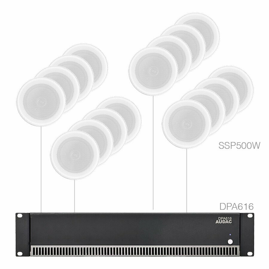 AUDAC – PURRA 4.16/W – AUDIO SET – WIT