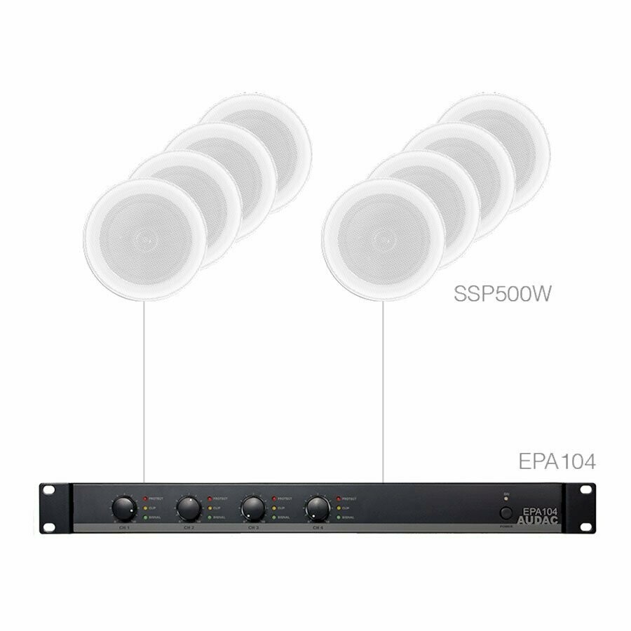 AUDAC – PURRA 4.8E/W – AUDIO SET – WIT