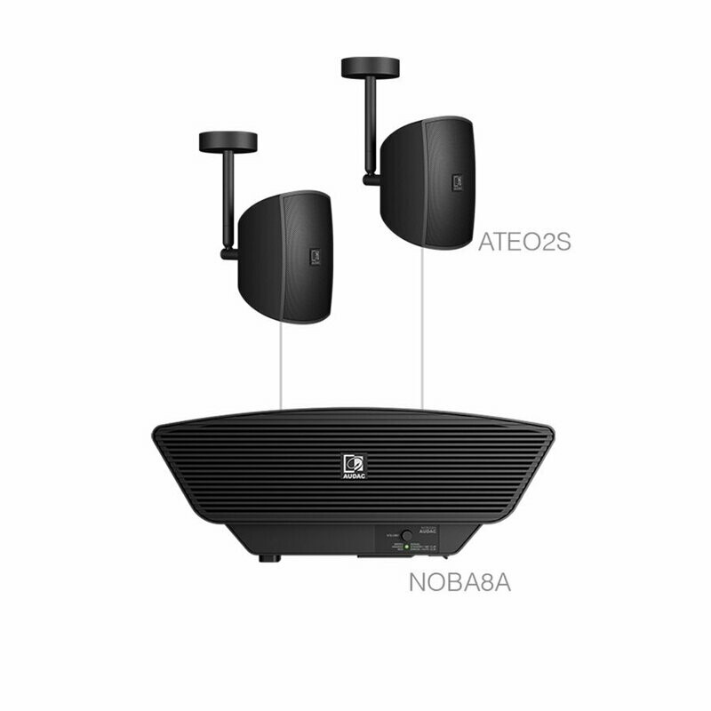 AUDAC – SONA 2.3C/B – AUDIO SET – ZWART