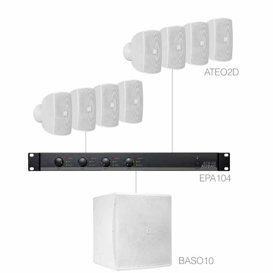 AUDAC – SUBLI 2.9E/W – AUDIO SET – WIT