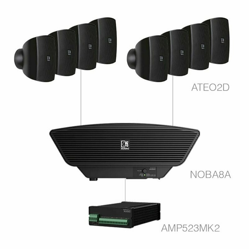 AUDAC – SONA 2.9+/B – AUDIO SET – ZWART