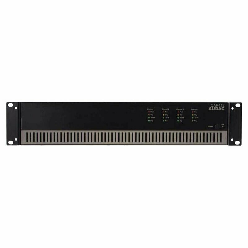 AUDAC – CAP412 – EINDVERSTERKER – 100 VOLT