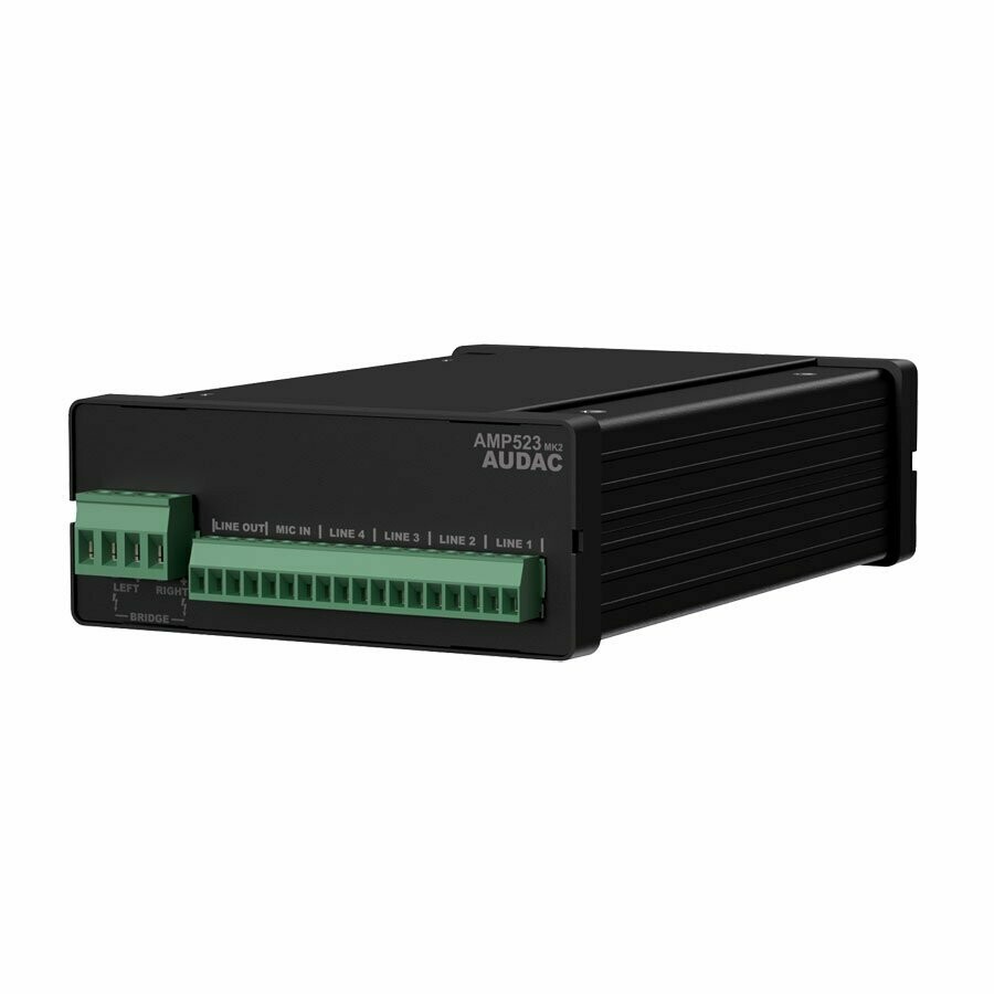 AUDAC – AMP523/MK2 – MINI EINDVERSTERKER