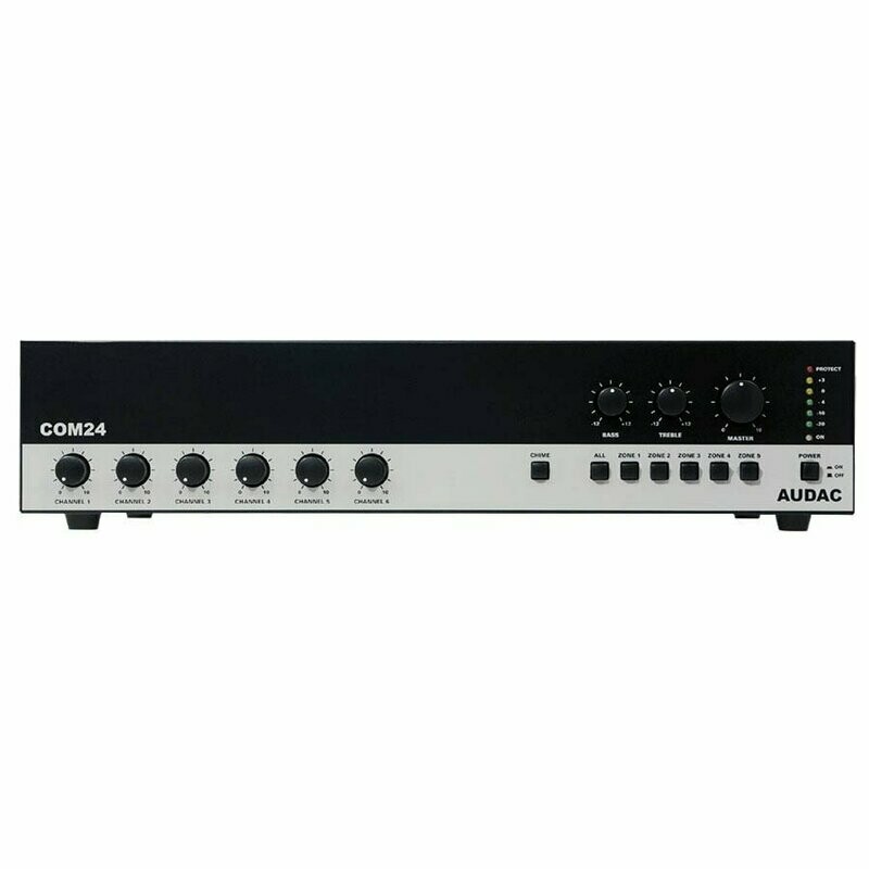 AUDAC – COM24MK2 – POWERED MIXER – 100 VOLT
