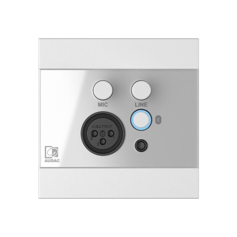 AUDAC – WP225 – MIC/LINE & BLUETOOTH WANDPANEEL