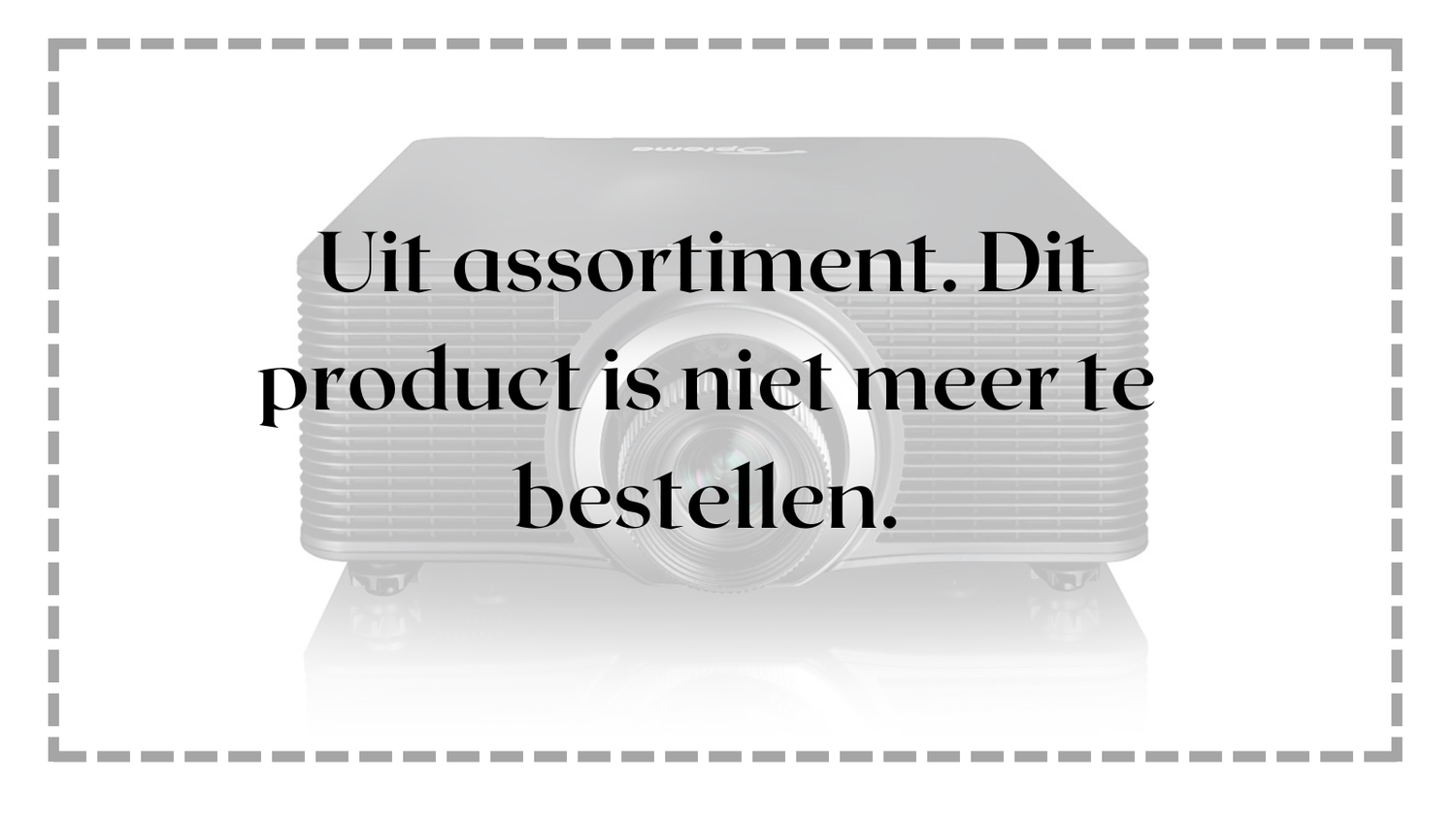 OPTOMA – ZU860 – LASERPROJECTOR (EXCL. LENS)