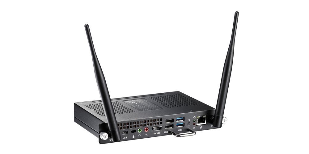 Voorkant van de OPTOMA OPS72A-I5 OPS PC-module