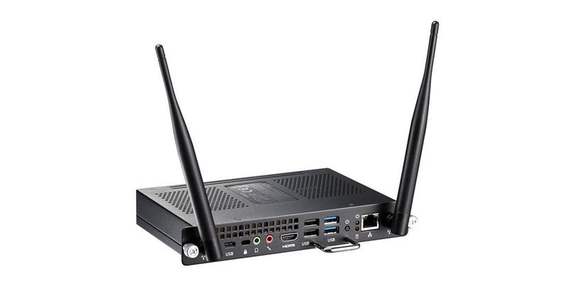 Voorkant van de OPTOMA OPS72A-I7 OPS PC-module