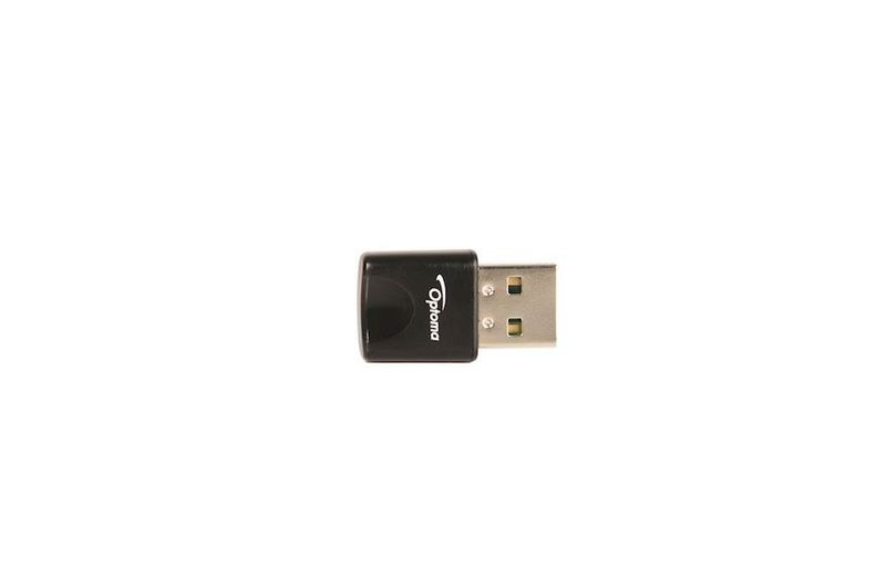 Vooraanzicht van de Optoma WUSB Dongle draadloze USB-adapter
