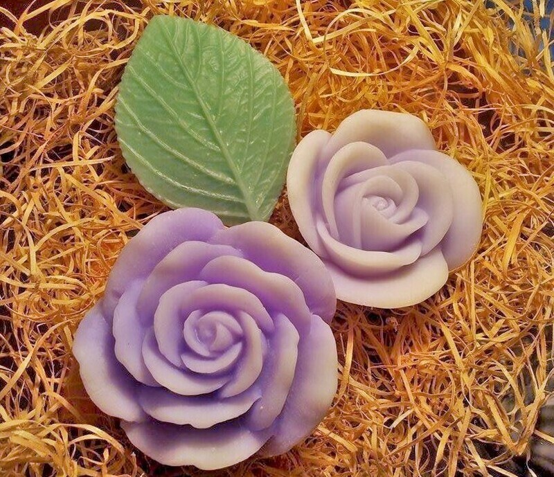 Violet couple on leaf