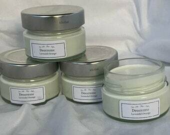 Deocreme Lavendel Orange, mit nativem Kokos- und Jojobaöl, aluminiumfrei, ohne Konservierungsstoffe, Natron - nachhaltig und plastikfrei