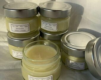 Deocreme Salbei Limette - aluminiumfrei, mit Natron, ohne Konservierungsstoffe, mit Sheabutter und Jojobaöl, ohne Zinkoxid