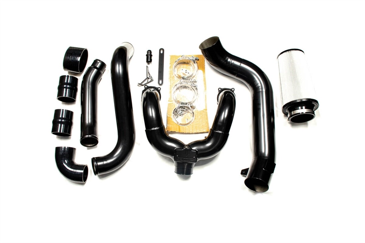 2020+ FORD 6.7L POWERSTROKE GDP INTERCOOLER PIPING KIT (BLACK FINISH)
