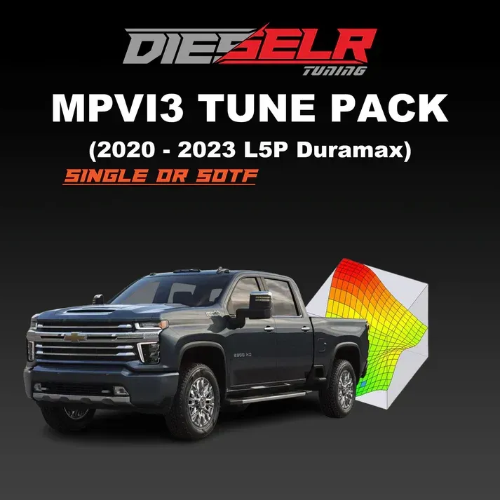 DIESELR Tuning MPVI3 Tune Files (2020-2023 Duramax L5P 6.6L)