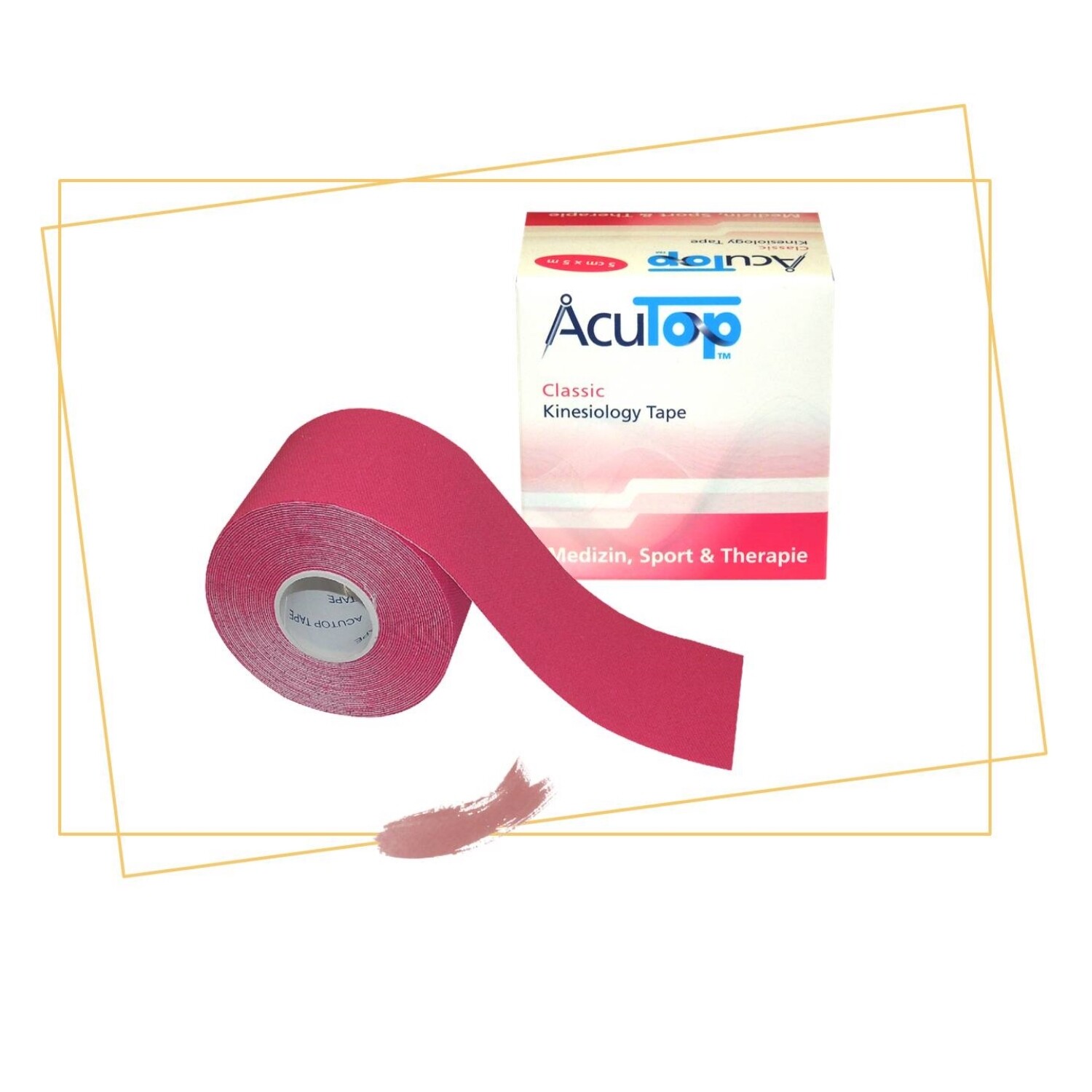AcuTop® Classic Kinesiologie Tape 5cm x 5m, pink