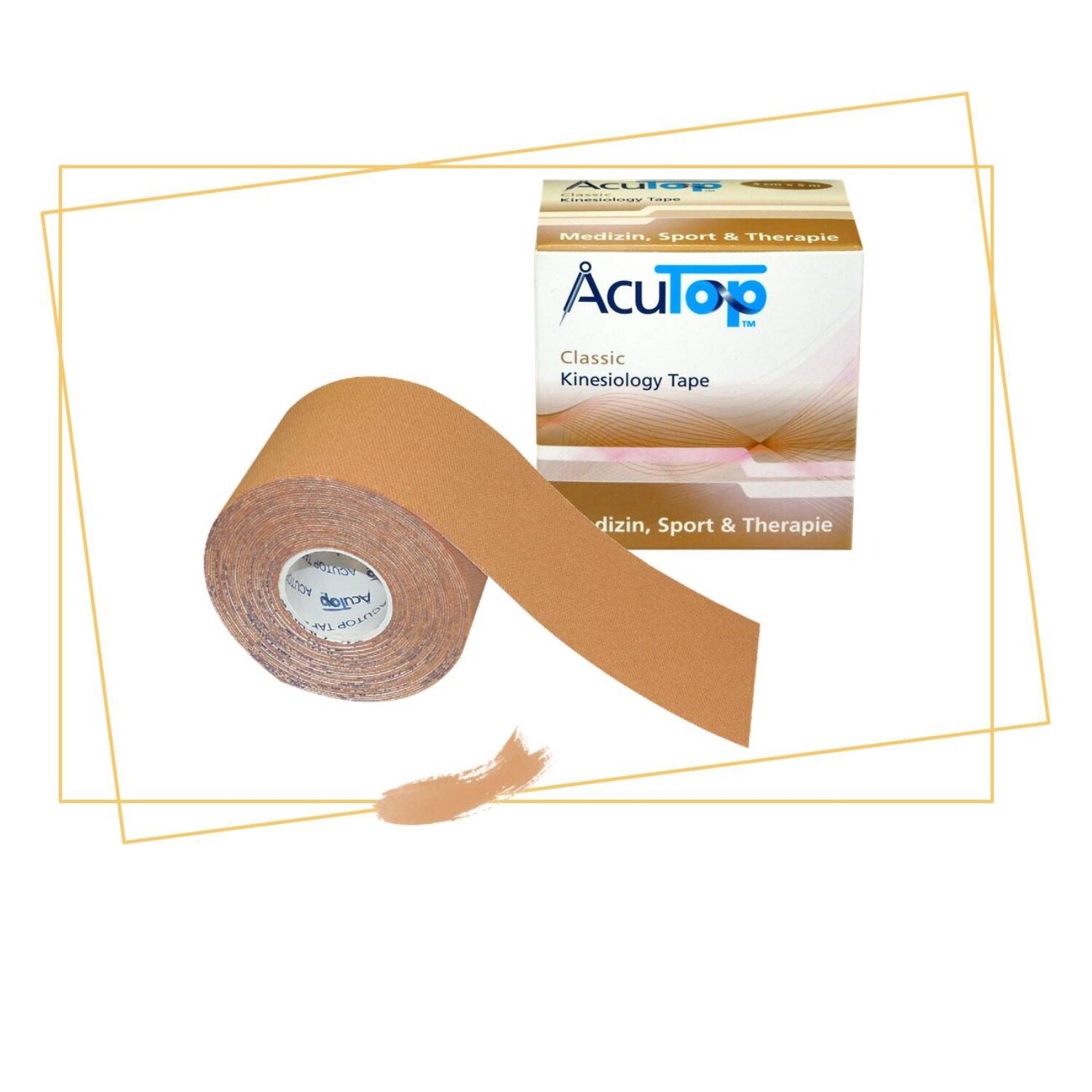 AcuTop® Classic Kinesiologie Tape 5cm x 5m, beige