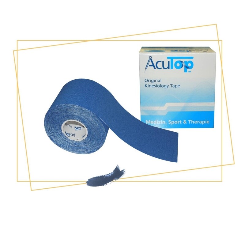 AcuTop® Classic Kinesiologie Tape 5cm x 5m, dunkelblau