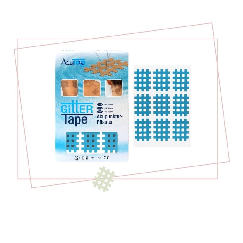 GITTER Tape AcuTop Akupunkturpflaster 2x3 cm, blau