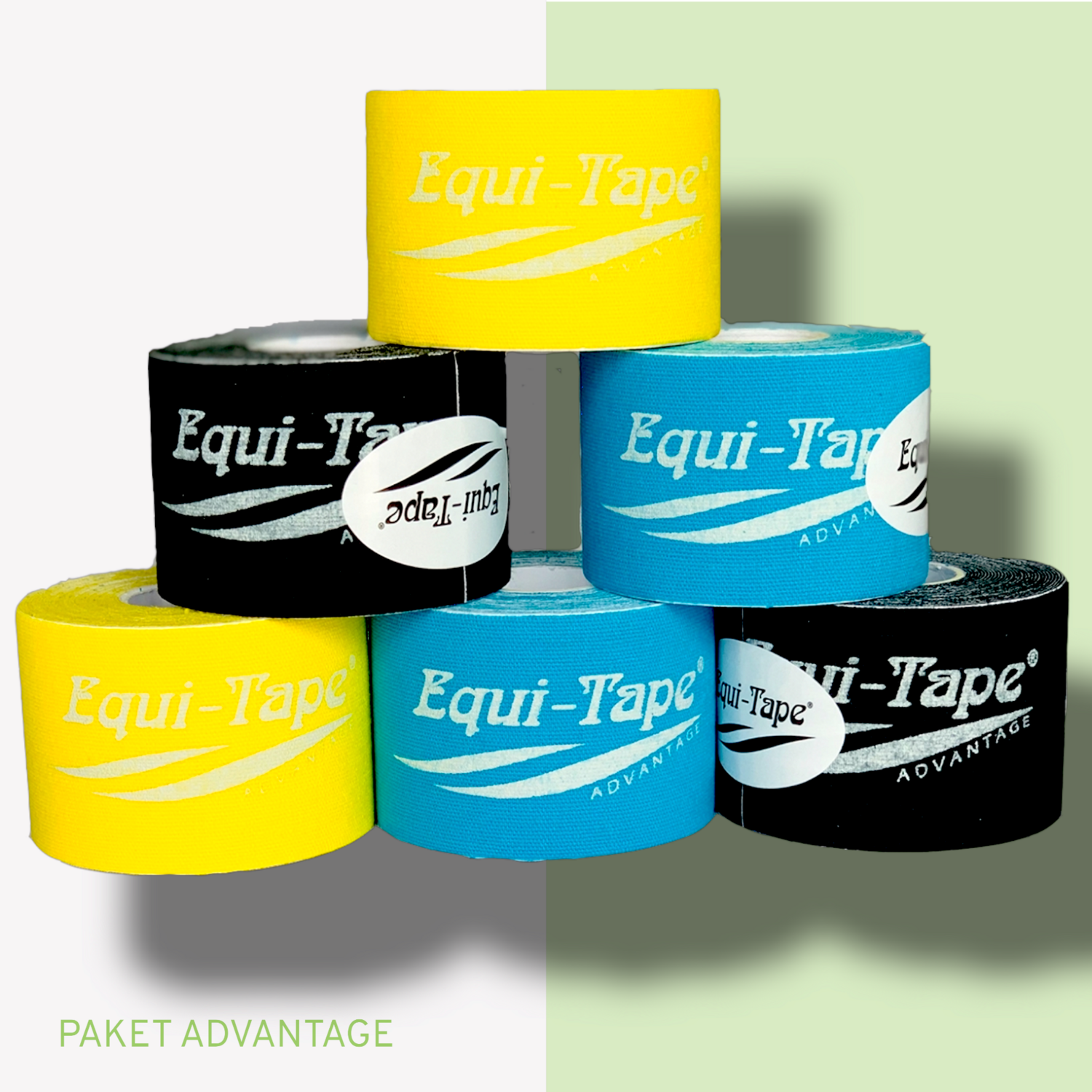 Equi-Tape® Advantage 2, Mixset, 6 Rollen, 5m x 5cm