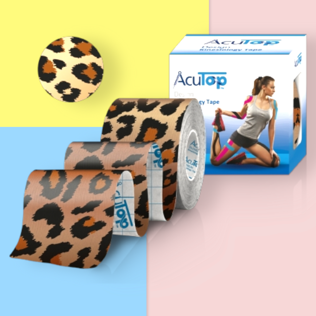 AcuTop® Design Leopard Kinesiologie Tape 5cm x 5m