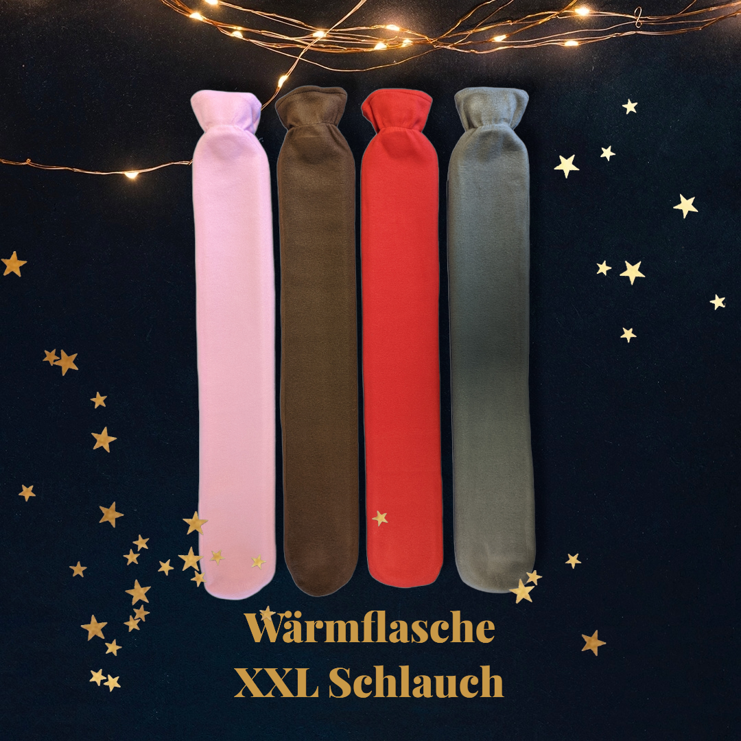 Wärmflasche Schlauch XXL, ca. 73cm, 2 Liter Füllvolumen