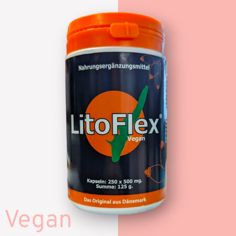 LitoFlex® Hagebuttenpulver Vegan, Kapseln, 250 Stk.
