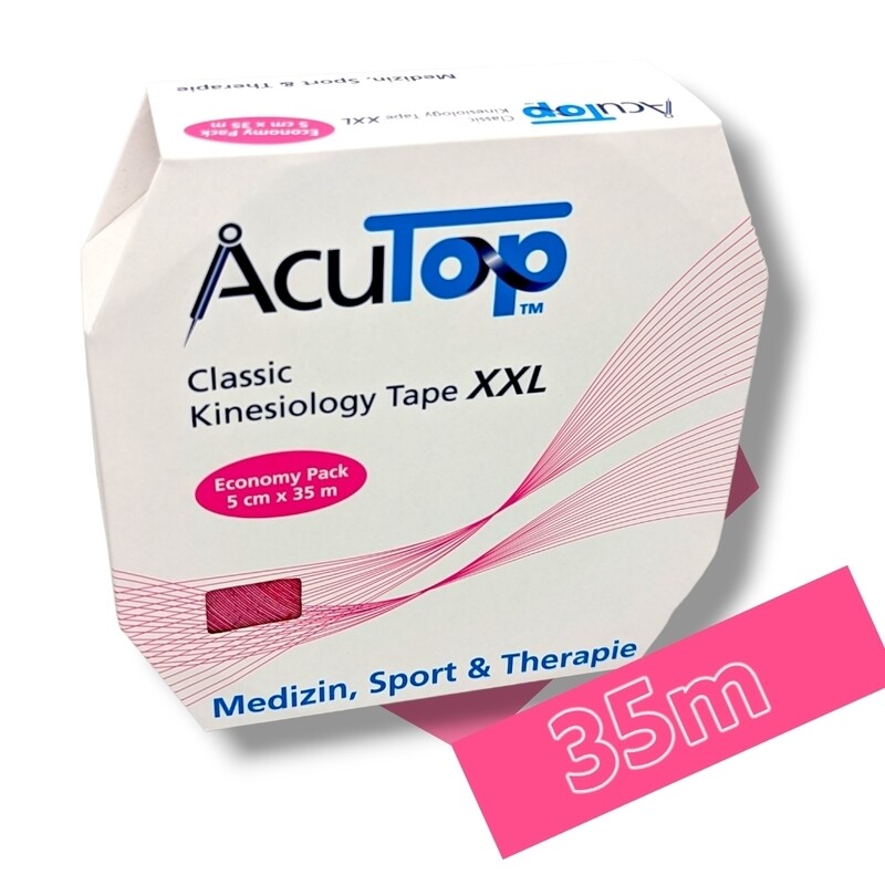 AcuTop® XXL Classic Kinesiologie Tape 5cm x 35m, pink