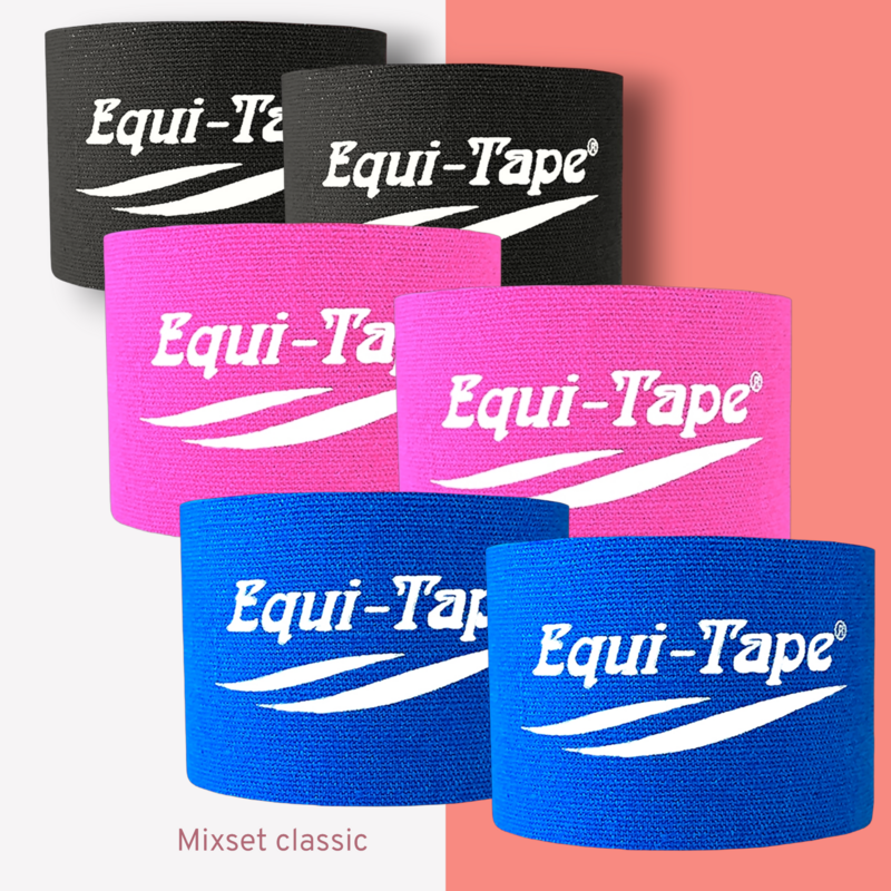 Equi-Tape® Classic, Mixset, 6 Rollen, 5m x 5cm