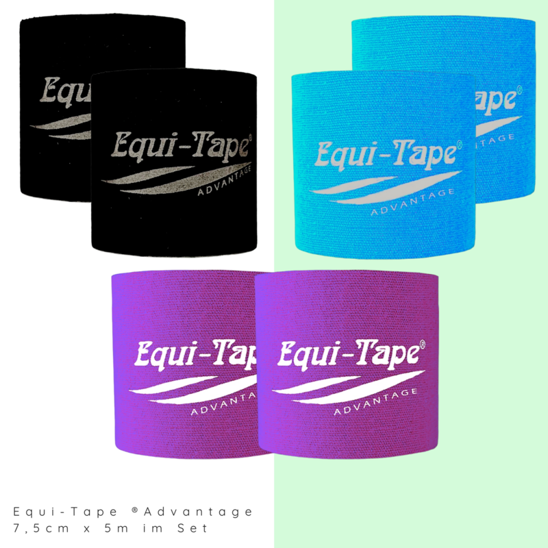 Equi-Tape® Advantage, Mixset, 6 Rollen, 7,5m x 5cm