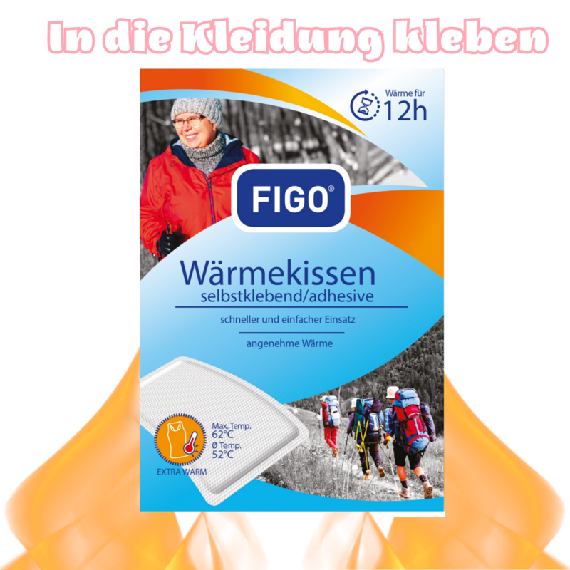 Figo Wärmekissen, 12h Wärme