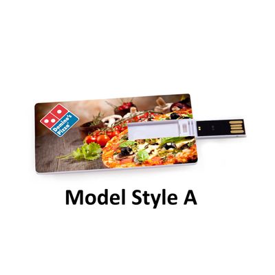 Custom USB Plastic/Recycled Credit Card Flash Drive