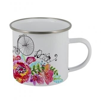 Taza acero inoxidable esmaltada PERSONALIZADA