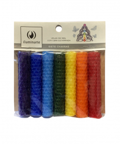 PACK VELAS DE MIEL 7 CHAKRAS