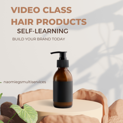 VIDEO HAIR PRODUCTS CLASS SELF LEARNING