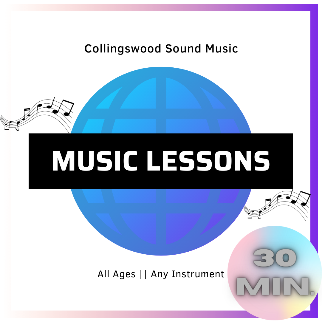 Music Lesson(s) Gift Certificate - 30 minutes