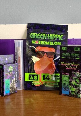Green Hippie Gummies