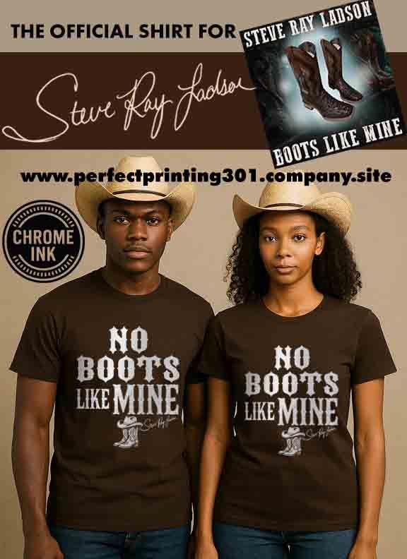 BOOTS LIKE MINE "DARK CHOCOLATE" (UNISEX) SHORT-SLEEVE SHIRT