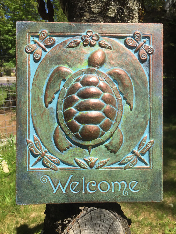 Turtle Welcome Plaque