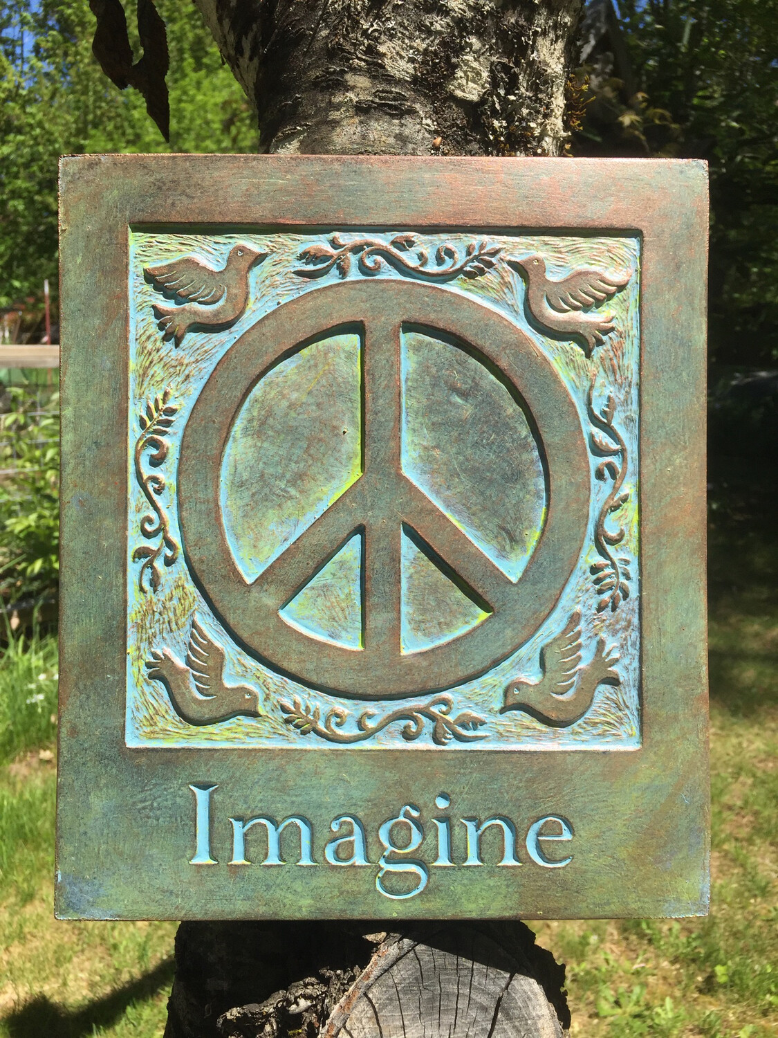 Imagine Peace Plaque