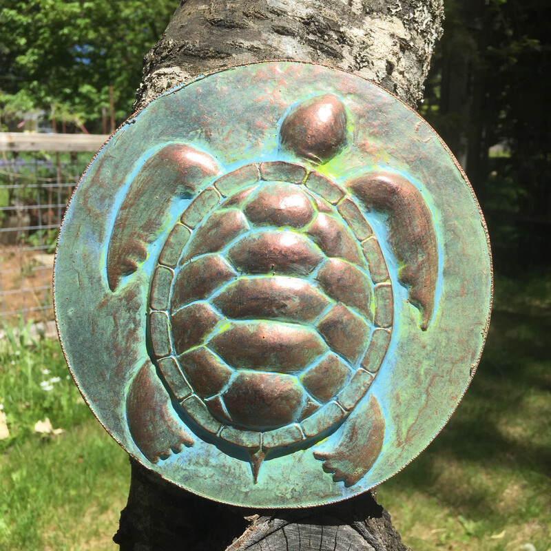 Round Turtle Plaque