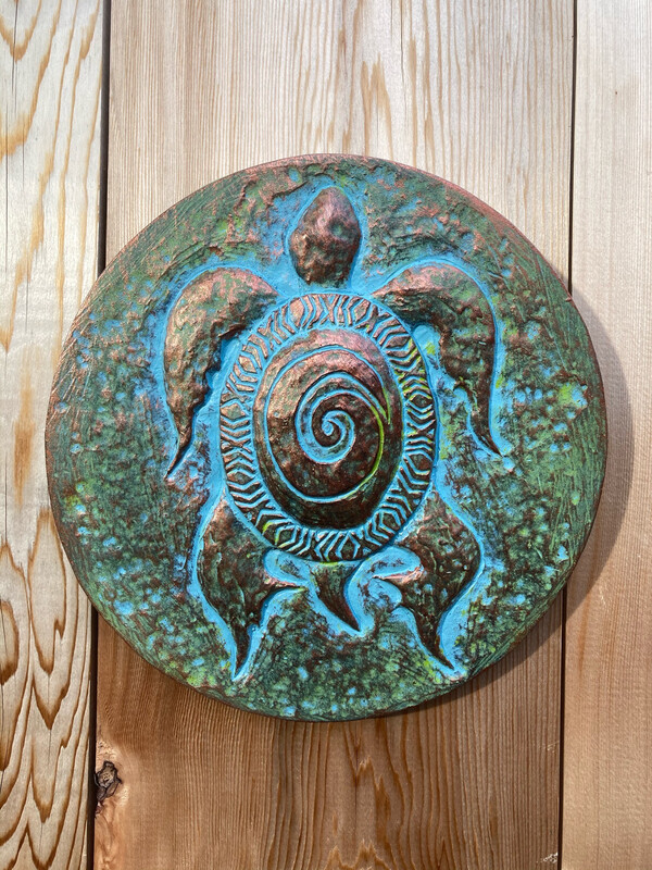 Small Round Turtle Plaque