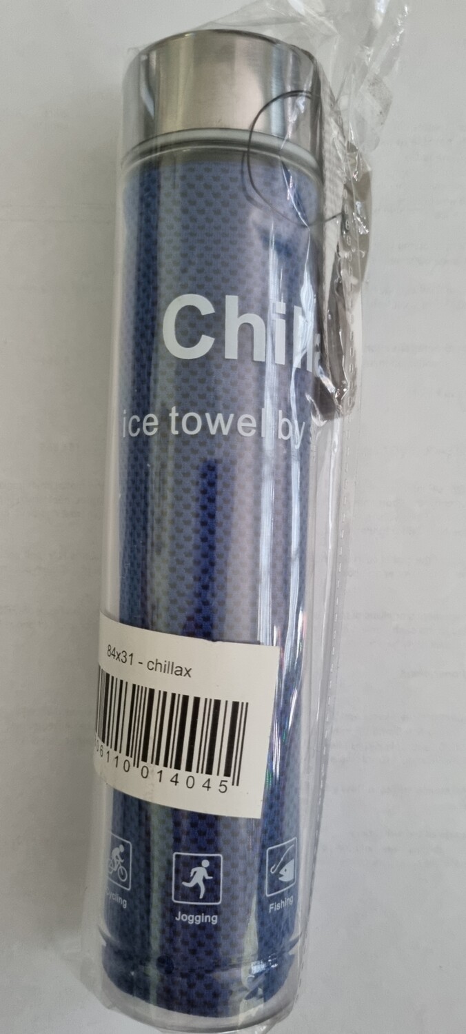 Chillax cooling towel DarkBlue 84x31cm