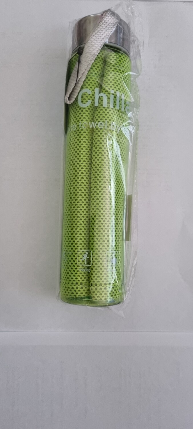 Chillax cooling towel Green 84x31cm