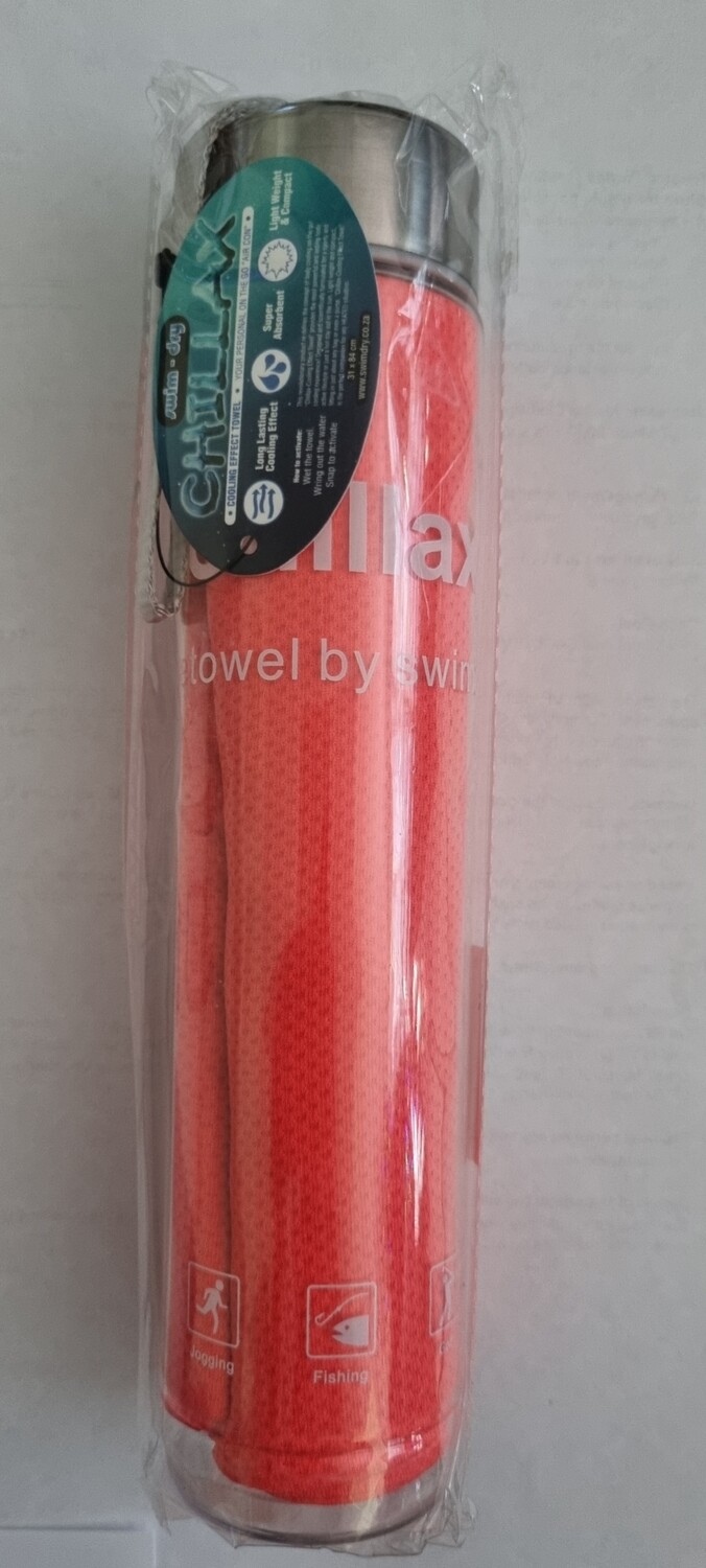 Chillax cooling towel Orange 84x31cm