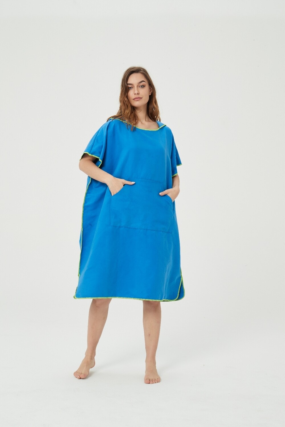 Hoodie Hooded towel Sky Blue 110 x 90 cm