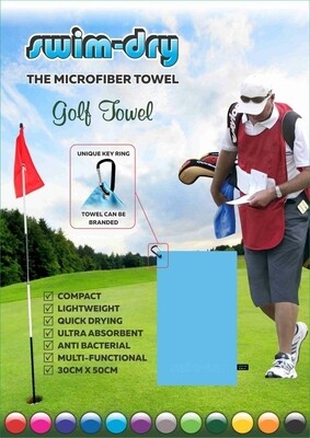 Shammy/golf towel 50 x 30cm SD