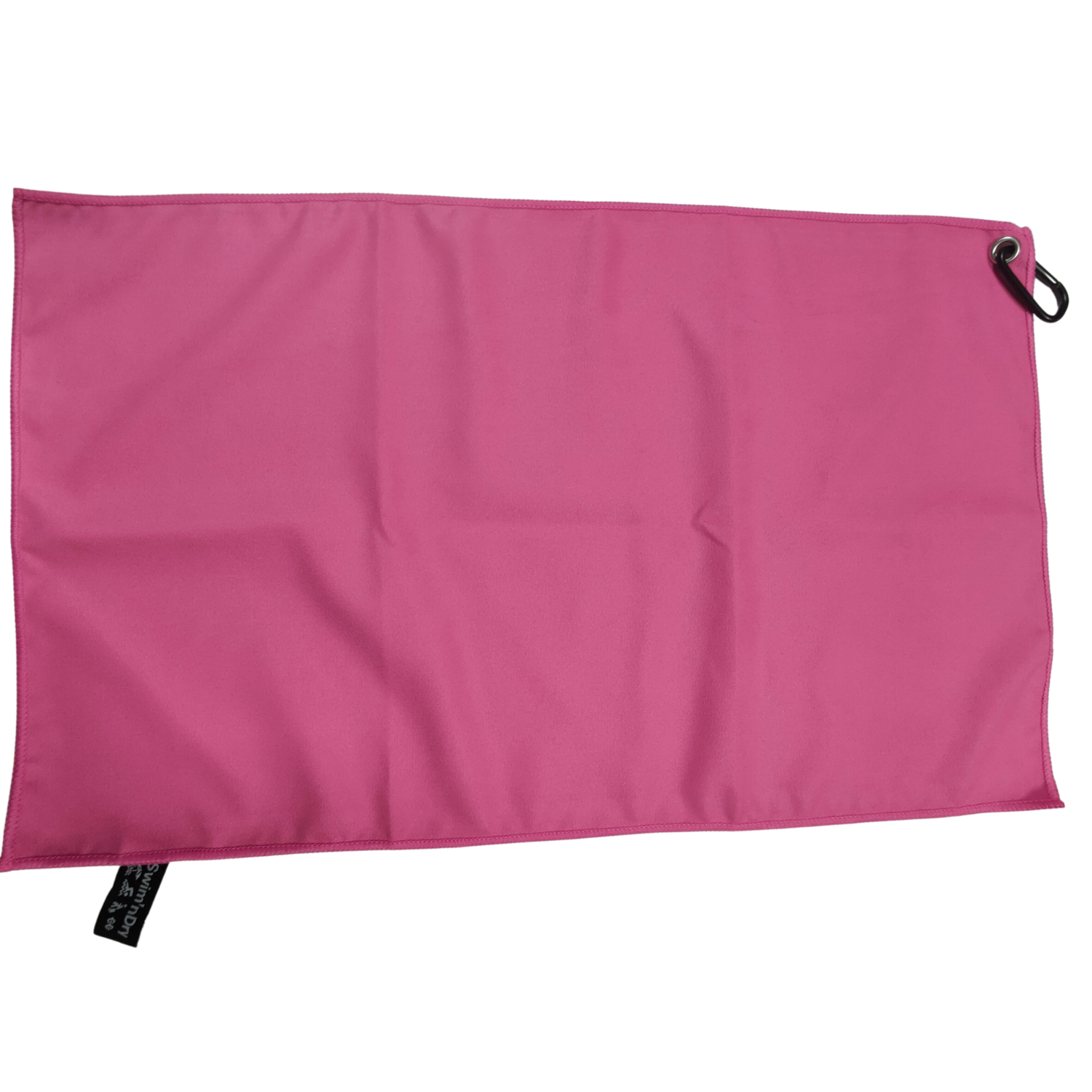 Golf, Shammy, Utility towel 50 x 30cm with Carabiner hook (Swim&#39;nDry) Pink