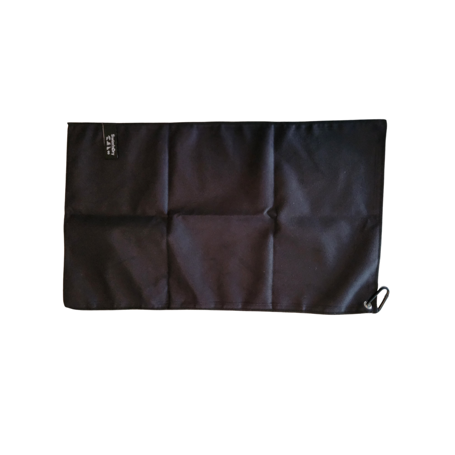Golf, Shammy, Utility towel 50 x 30cm with Carabiner hook (Swim&#39;nDry) Black