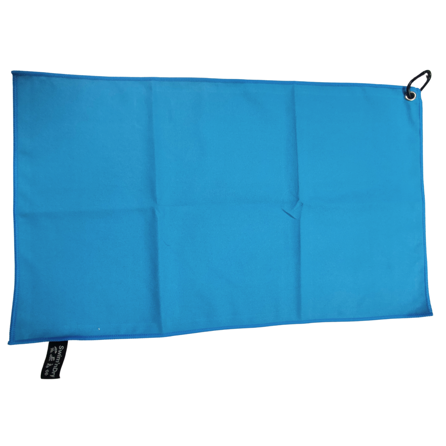 Golf, Shammy, Utility towel 50 x 30cm with Carabiner hook (Swim&#39;nDry) Sky Blue