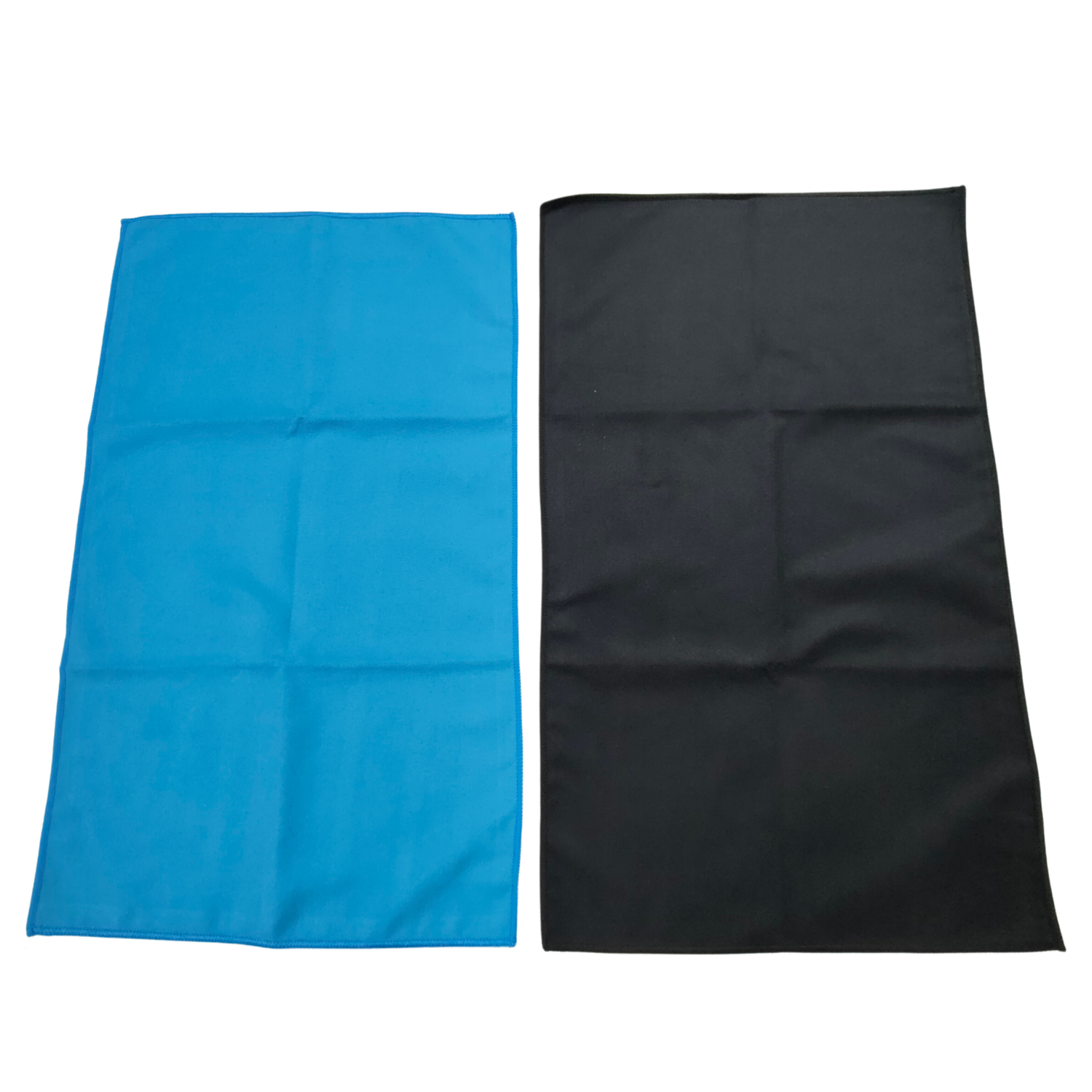 Mini Adventure towel Black/Sky (2 pack of 50 x 30 cm ea)